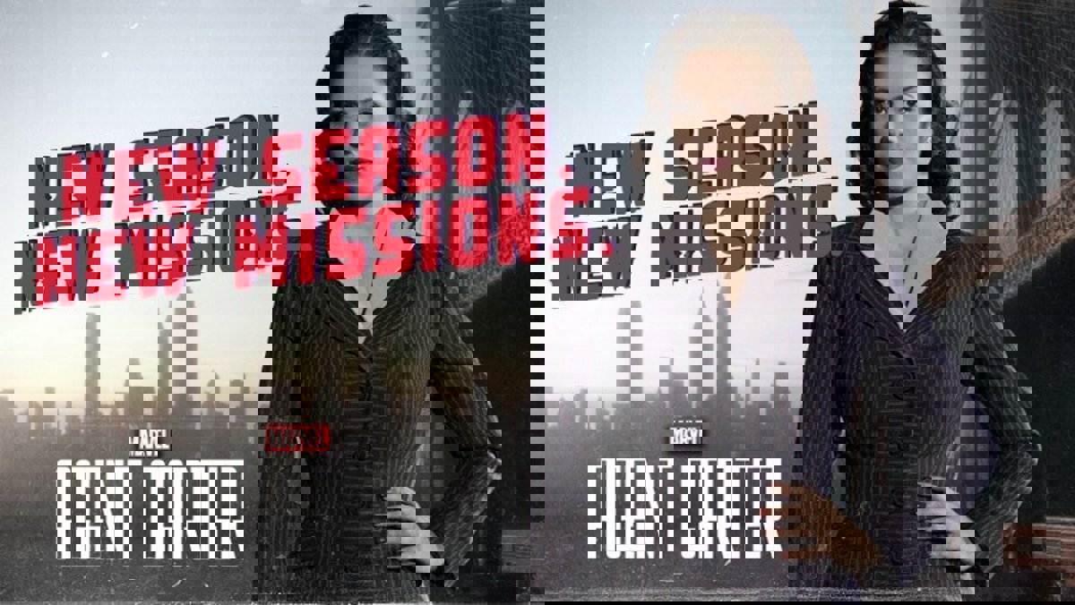 Carteles de las nuevas temporadas de Agents of SHIELD y Agent Carter