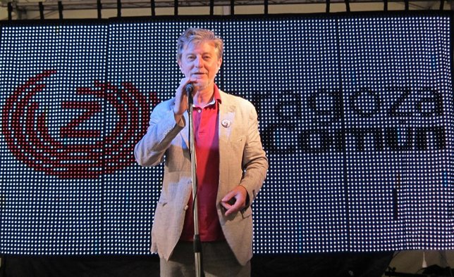 El número uno de la candidatura de Zaragoza en Común, Pedro Santisteve