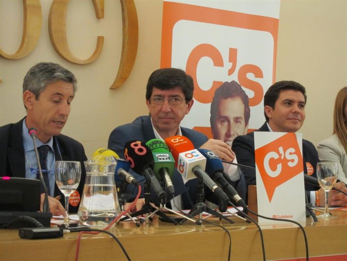 Juan Marín, portavoz parlamentario de Ciudadanos en Andalucía