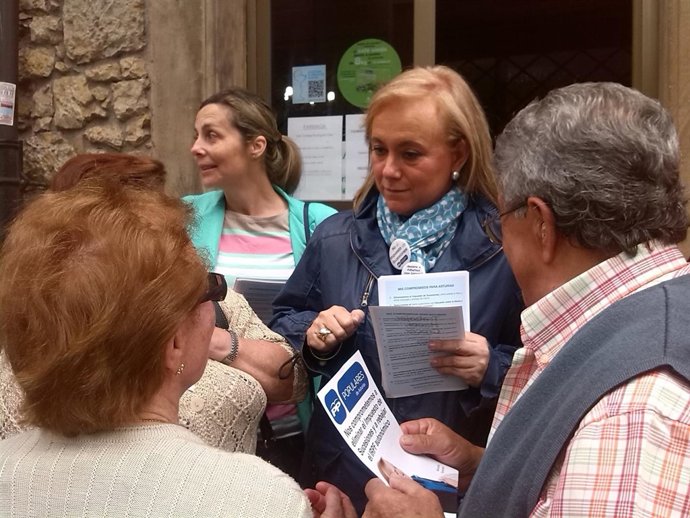 Mercedes Fernández en Infiesto