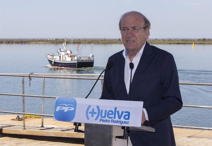 El alcalde de Huelva y candidato del PP, Pedro Rodríguez. 
