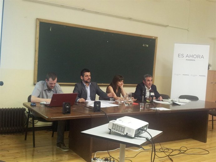 Presentación del programa económico de Podemos