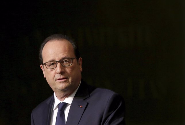 El presidente francés, François Hollande, habla en la Universidad de La Haban
