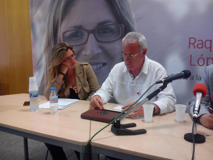 Raquel López y Cayo Lara