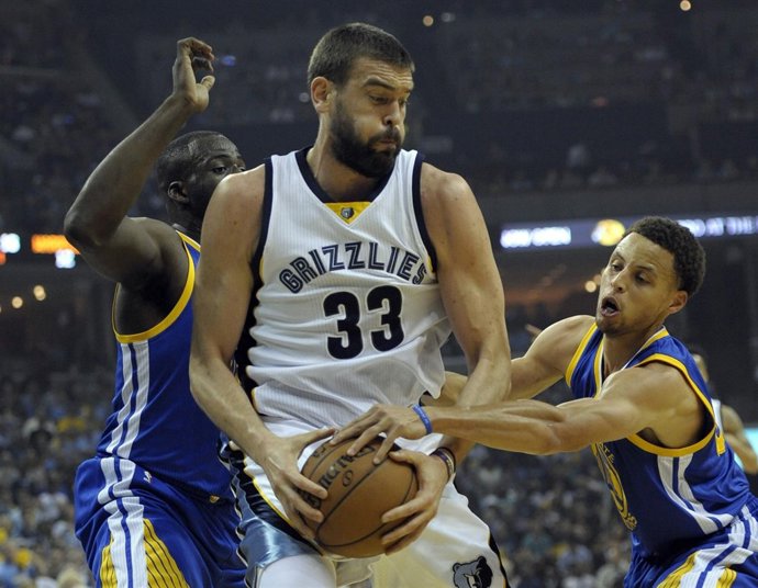 Curry y Marc Gasol en el Golden State Warriors - Memphis Grizzlies