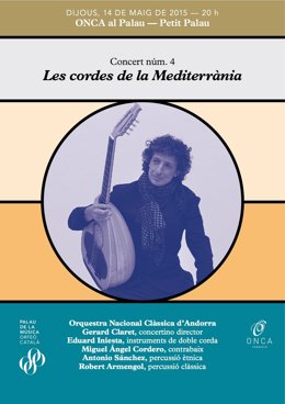 Cartel del concierto de Eduard Iniesta