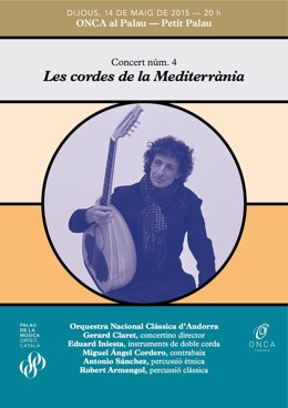 Cartel del concierto de Eduard Iniesta