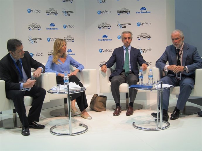 V.Audera (Industria), G.Yanguas (Medio Ambiente), M.Ferre (Hacienda) y J.L.López