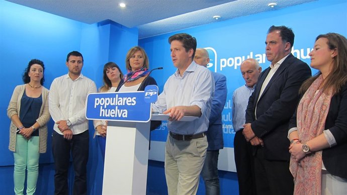 El secretario general del PP de Huelva, Guillermo García Longoria.