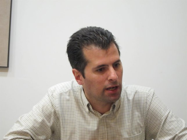 Tudanca durante la entrevista