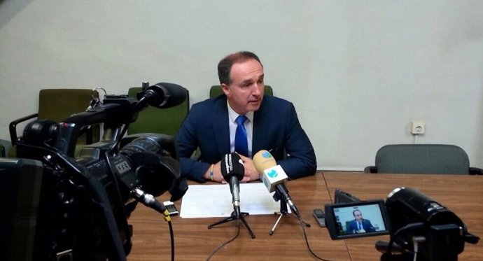 Rueda de prensa del edil del PP, Enrique Gómez Zamanillo