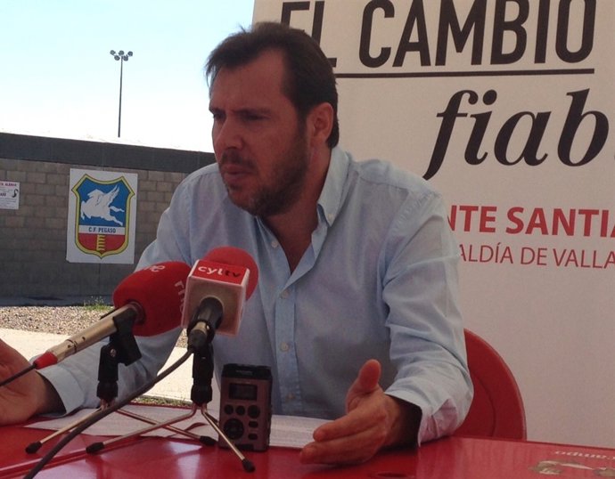 El candidato del PSOE a la Alcaldía de Valladolid, Óscar Puente