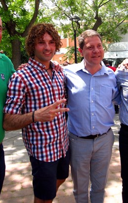 Page con el doble de bisbal