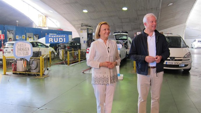 Rudi y Suárez visitan la Cooperativa Radio Taxi de Zaragoza