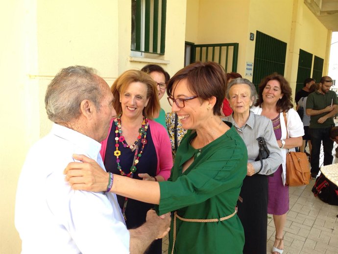 María Gámez, candidata PSOE Alcaldía Málaga con mayores