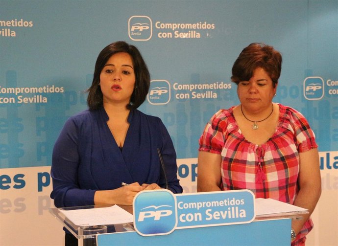 Virginia Pérez y María Eugenia Moreno.