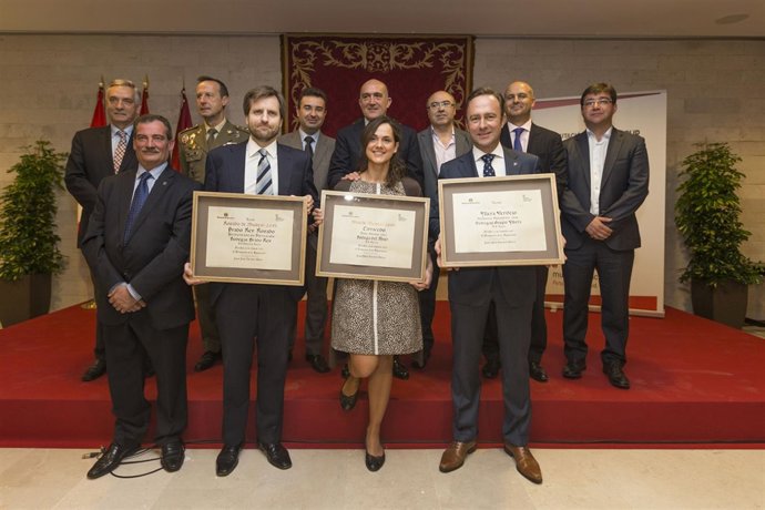 Carnero con los galardonados