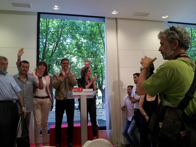 PEDRO SANCHEZ (Psoe) EN UN ALMUERZO CON SIMPATIZANTES  