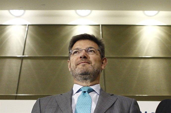 Rafael Catalá en un desayuno