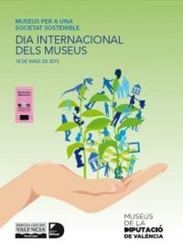 Cartel del Día Internacional de los Museos que celebra la Diputación