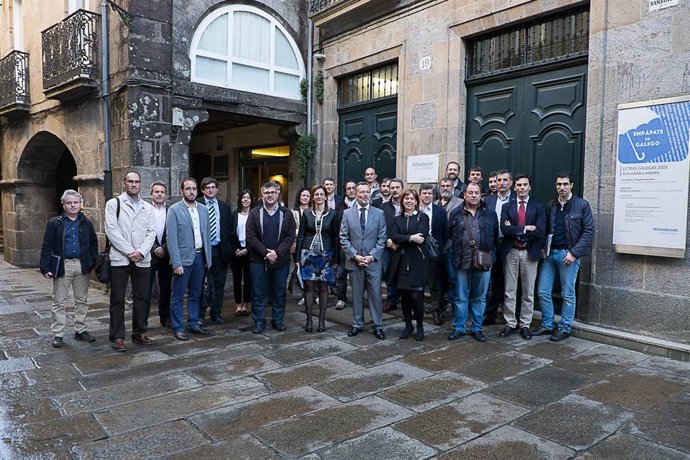 Representantes de las ciudades Patrimonio que han acudido a Santiago