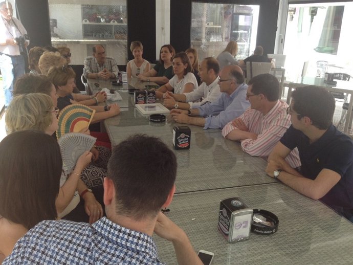 Marcos durante su visita a Medina del Campo (Valladolid)