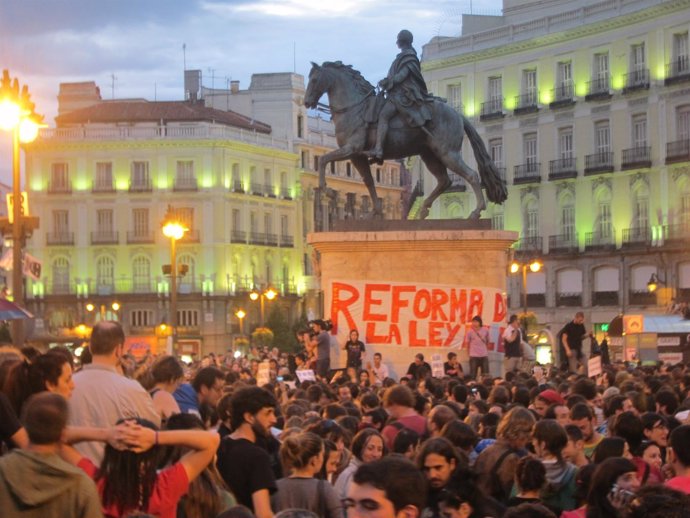 Manifestación 15M Sol