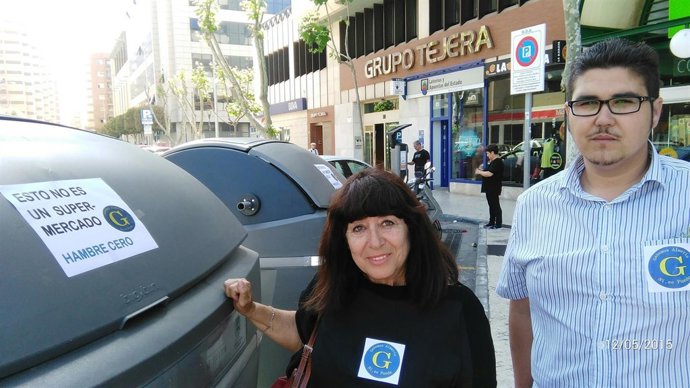 La candidata de Ganemos a la Alcaldía de Almería, Mari Carmen Murillo