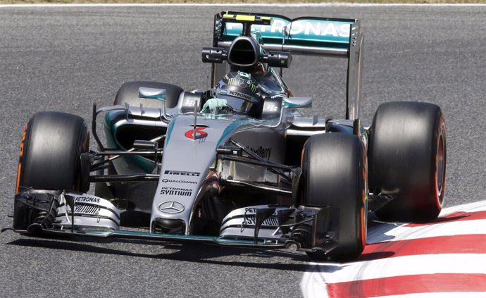 Nico Rosberg en el Gran Premio de España 2015