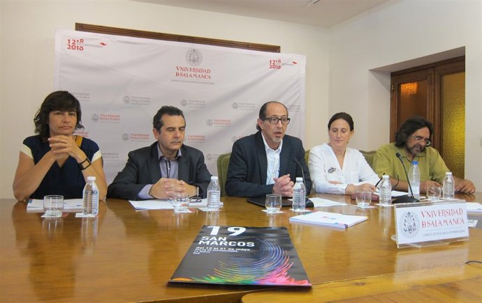 Presentación de las exposiciones de los Premios San Marcos en Salamanca.