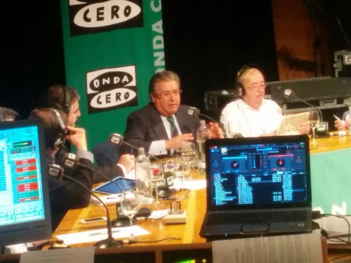 Zoido, en una entrevista en Onda Cero este miércoles