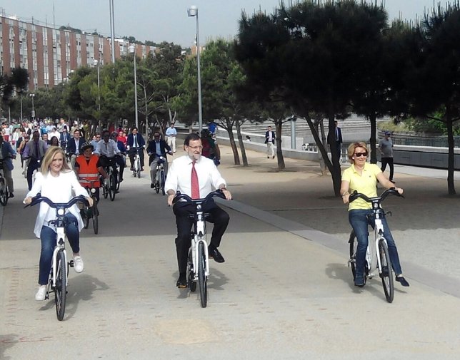Rajoy en bici