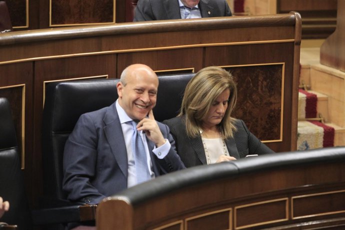 José Ignacio Wert y Fátima Báñez