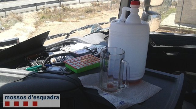 Camionero detenido por circular con una tasa de alcohol 9 veces superior