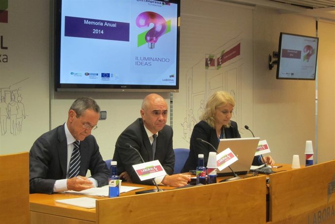 Ángel Toña, Xabier Egibar e Inmaculada Ramos