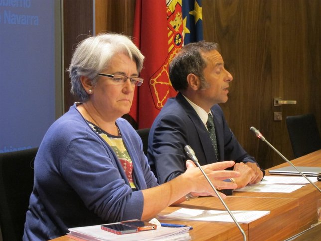 Lourdes Goicoechea y Juan Luis Sánchez de Muniáin.