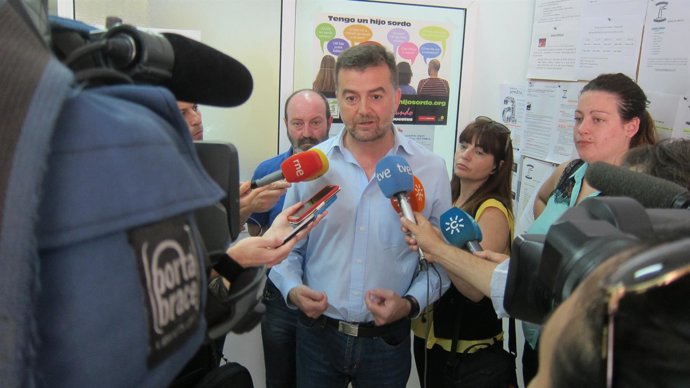 El coordinador regional de IULV-CA, Antonio Maíllo.