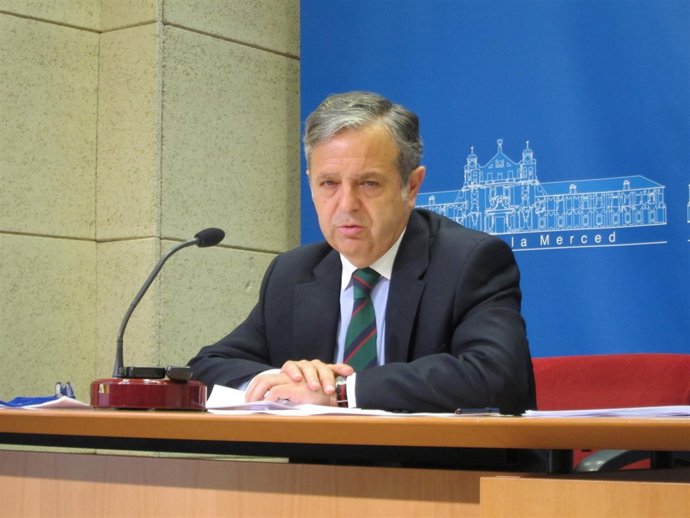 Salvador Fuentes en la rueda de prensa