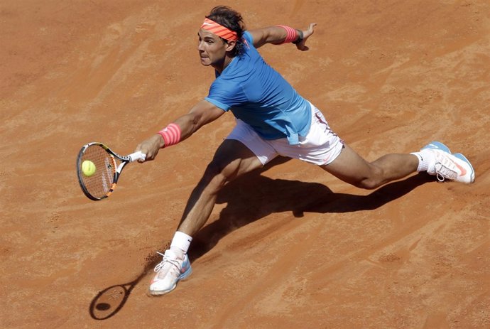 Rafa Nadal en el torneo de Roma
