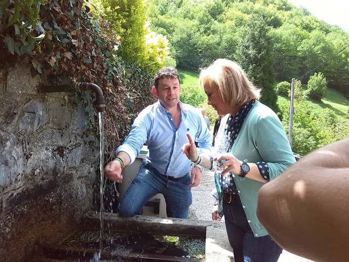 Mercedes Fernández, en Aller