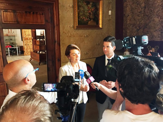 La candidata del Partido Popular a la alcaldía de Palma, Margalida Durán