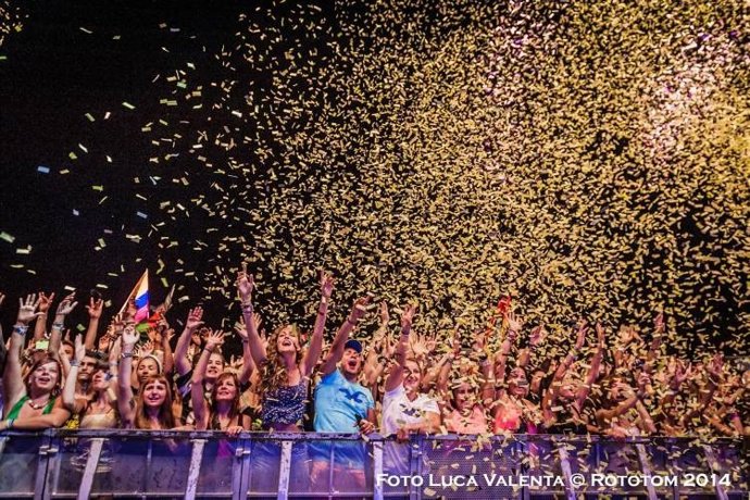Público en el Rototom 2014