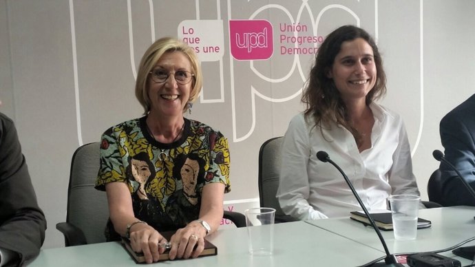La líder de UPyD, Rosa Díez, en Palma de Mallorca