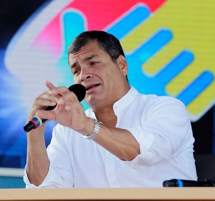 El presidente de Ecuador, Rafael Correa.