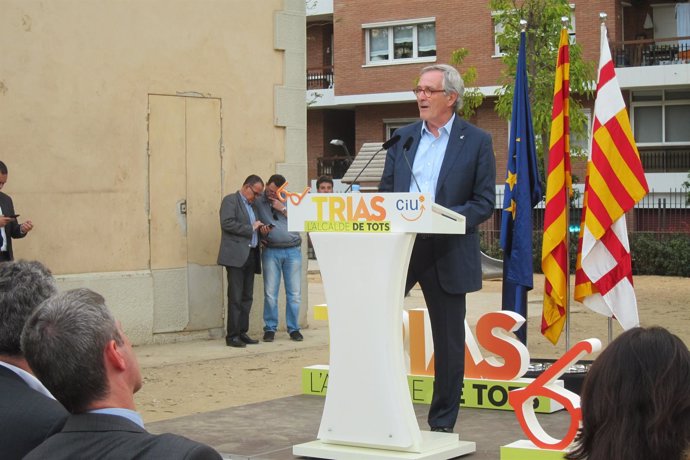 El alcalde de Barcelona y candidato de CiU Xavier Trias