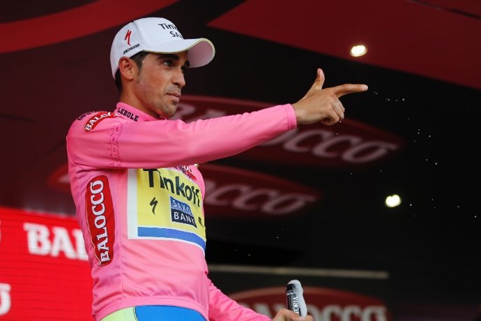 El ciclista español Alberto Contador