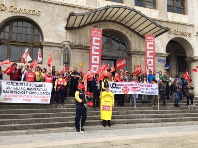 Concentración de Correos en Santander