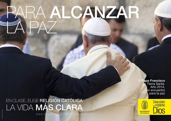 Campaña del Arzobispado para promocionar la Religión Católica en centros