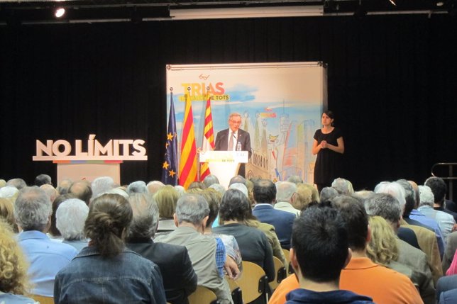 El alcalde de Barcelona y candidato de CiU a la reelección, Xavier Trias