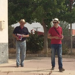 Serna y Sotomayor durante la campaña